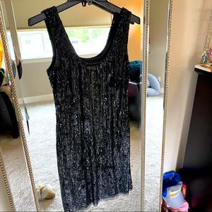 Sequin black dress by niteline